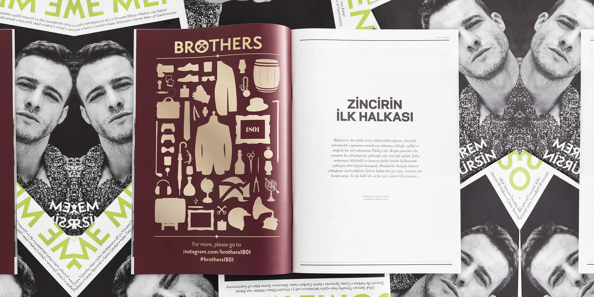 Brothers1801's advertisement in Some Men magazine